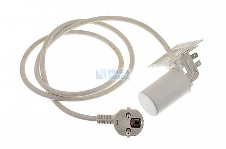 шнур сетевой Indesit/Aristom C00378443 10A, 0.47мкф 250v (2 клеммы + земля)